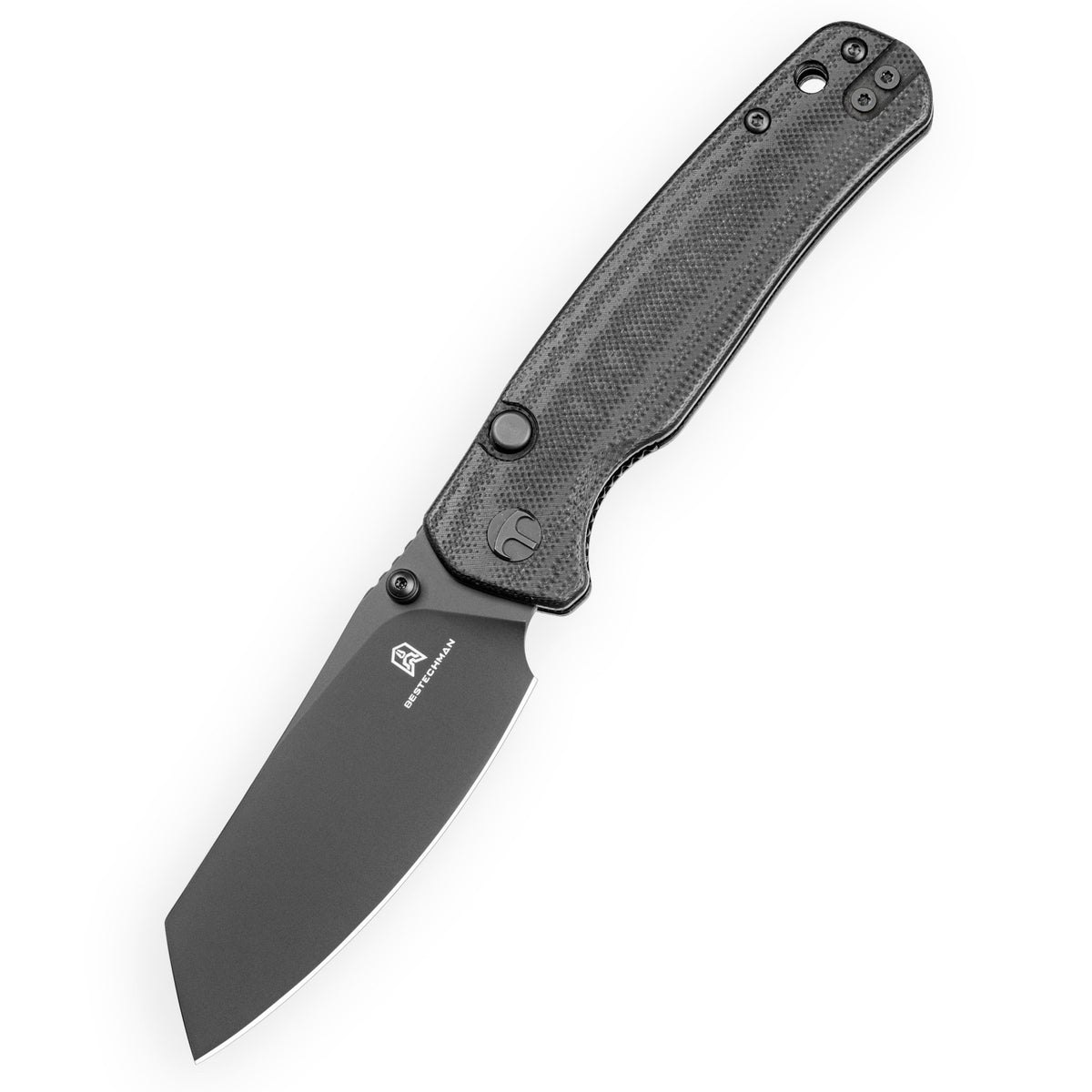 Bestechman Cicada's Wing-TL BMK24E 10Cr15CoMoV Blade Black G10 Handle Top Liner Lock Folding Knife