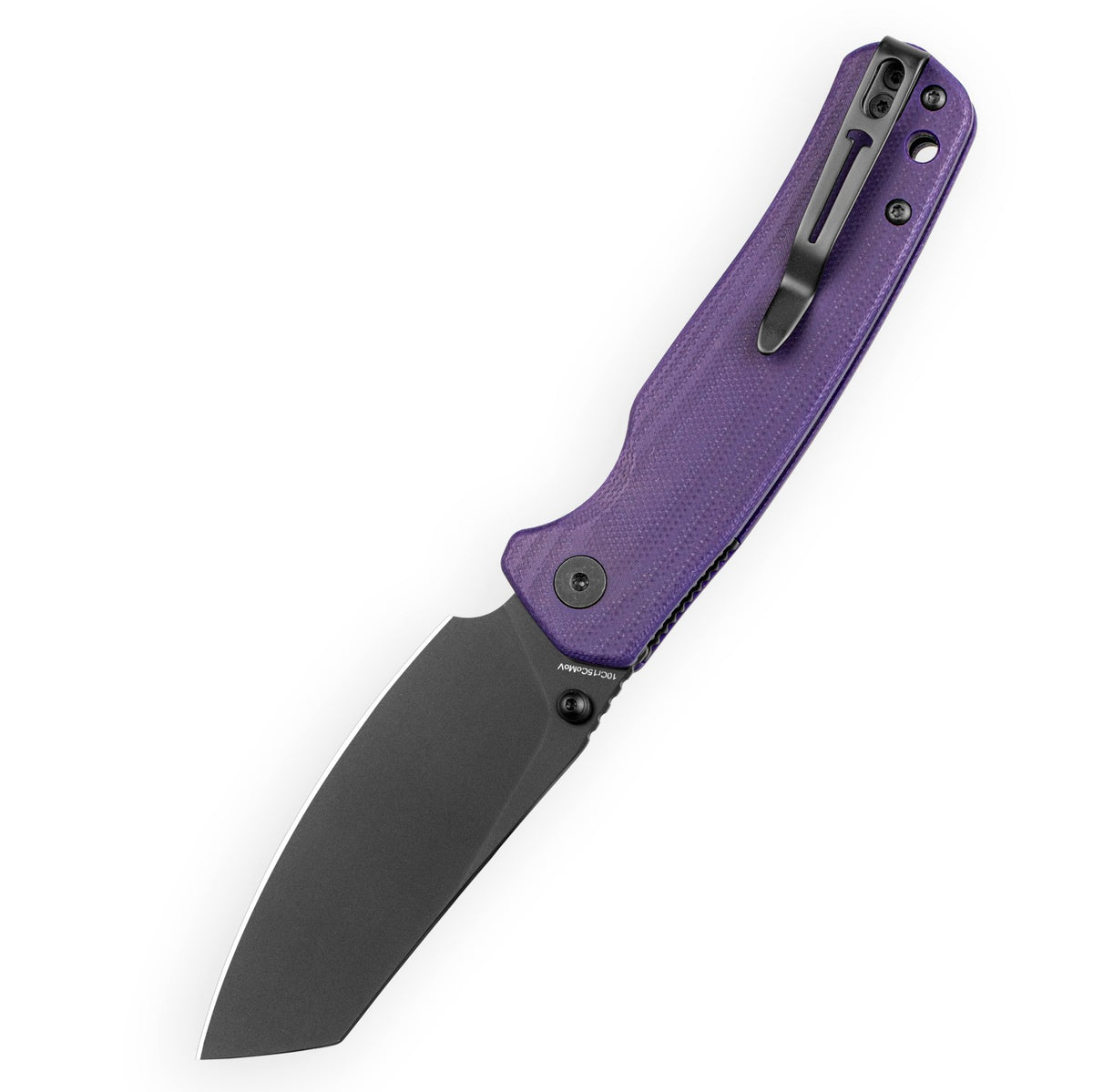 Bestechman Cicada's Wing-TL BMK24F 10Cr15CoMoV Blade Purple G10 Handle Top Liner Lock Folding Knife