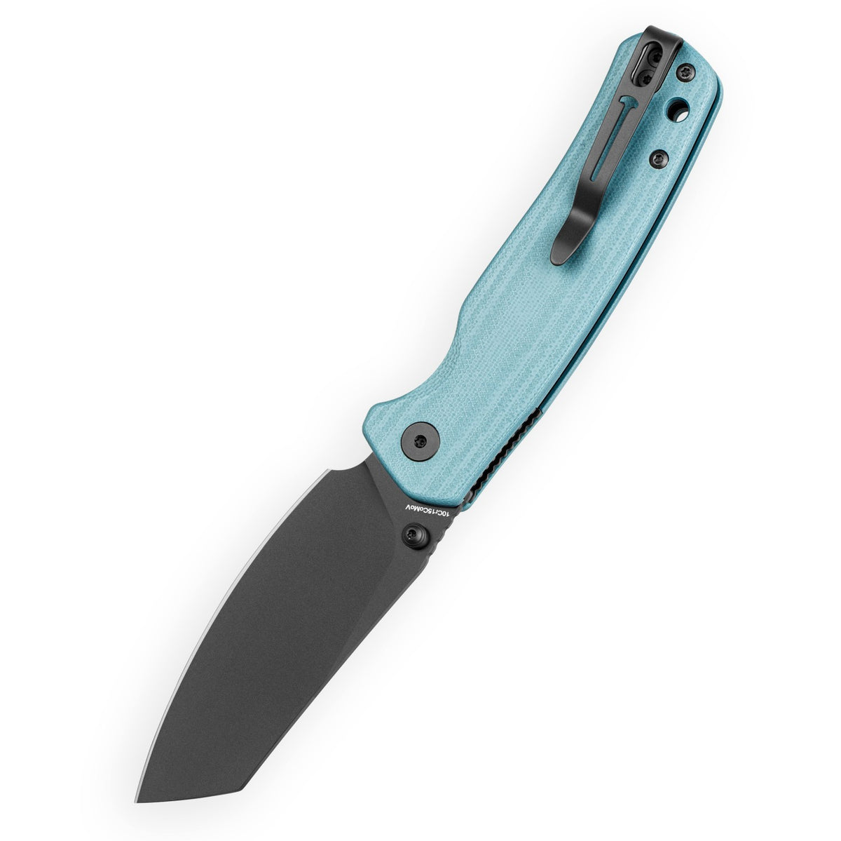 Bestechman Cicada's Wing-TL BMK24G 10Cr15CoMoV Blade Misty Blue G10 Handle Top Liner Lock Folding Knife