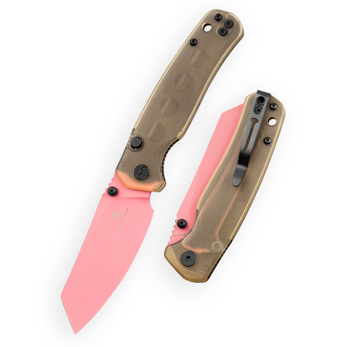 Bestechman Cicada's Wing-TL BMK24J 10Cr15CoMoV Blade Clear Ultem Handle Top Liner Lock Folding Knife