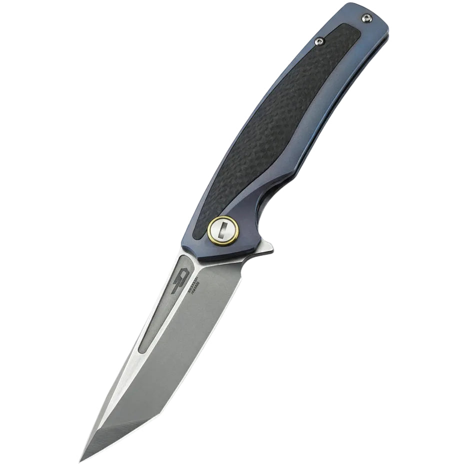 Bestech Predator BT1706A CPM-S35VN Blade Titanium+Carbon Fiber Inlayed Handle Frame Lock Folding Knife