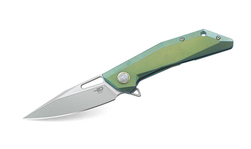 Bestech Shrapnel BT1802B CPM-S35VN Blade Titanium+Carbon Fiber Handle Frame Lock Folding Knife