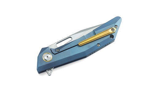 Bestech Shrapnel BT1802C CPM-S35VN Blade Titanium+Carbon Fiber Handle Frame Lock Folding Knife