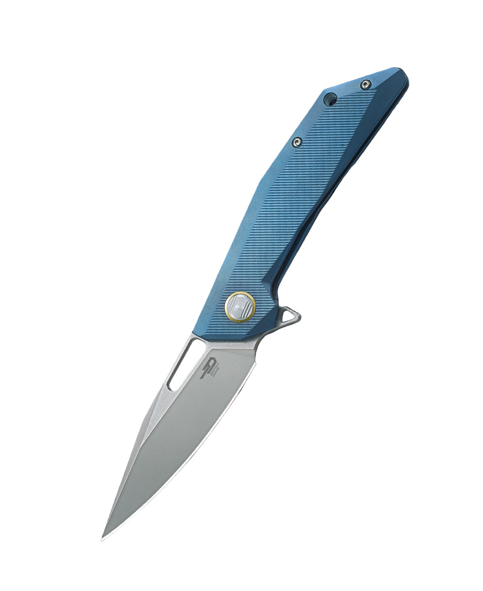 Bestech Shrapnel BT1802C CPM-S35VN Blade Titanium+Carbon Fiber Handle Frame Lock Folding Knife