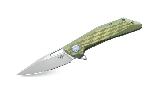 Bestech Shrapnel BT1802D CPM-S35VN Blade Titanium+Carbon Fiber Handle Frame Lock Folding Knife
