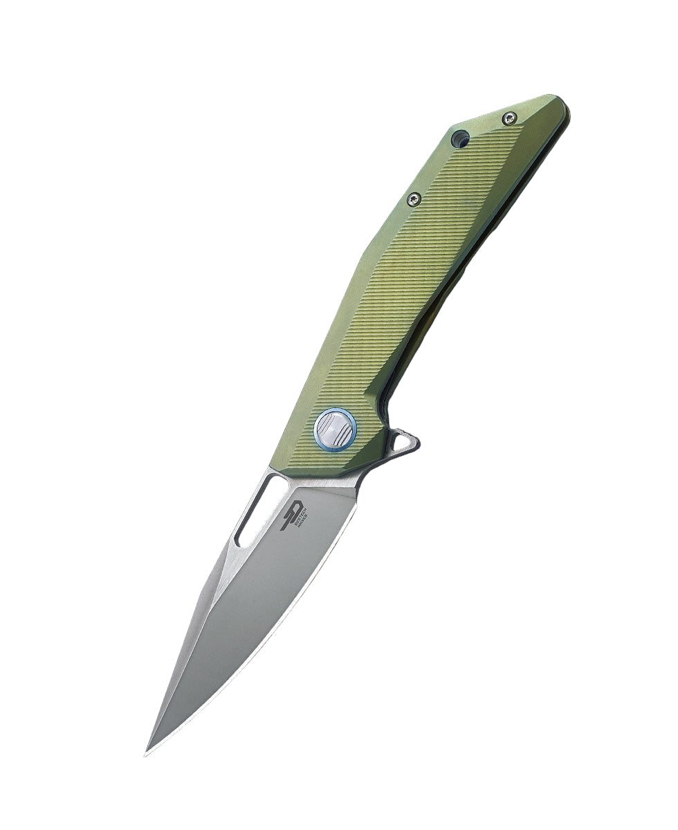 Bestech Shrapnel BT1802D CPM-S35VN Blade Titanium+Carbon Fiber Handle Frame Lock Folding Knife