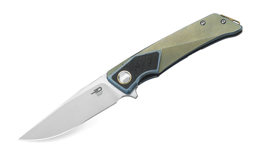 Bestech Sky Hawk BT1804B CPM-S35VN Blade Titanium+Carbon Fiber Handle Frame Lock Folding Knife