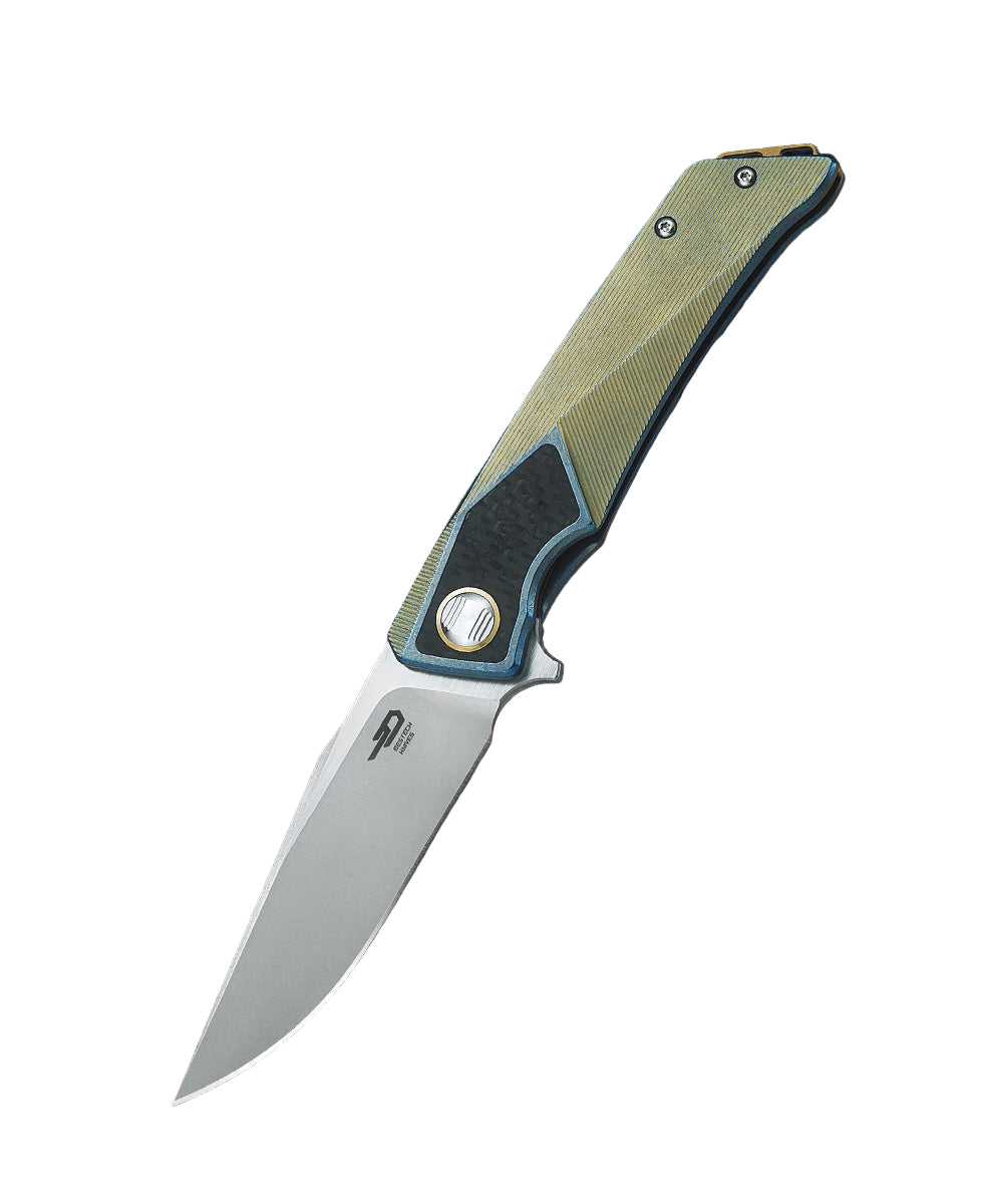 Bestech Sky Hawk BT1804B CPM-S35VN Blade Titanium+Carbon Fiber Handle Frame Lock Folding Knife