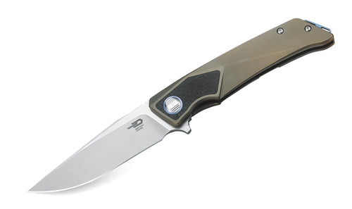 Bestech Sky Hawk BT1804D CPM-S35VN Blade Titanium+Carbon Fiber Handle Frame Lock Folding Knife