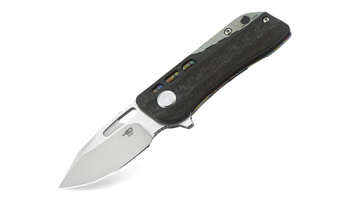 Bestech Engine BT1805D CPM-S35VN Blade Titanium+Carbon Fiber Handle Frame Lock Folding Knife