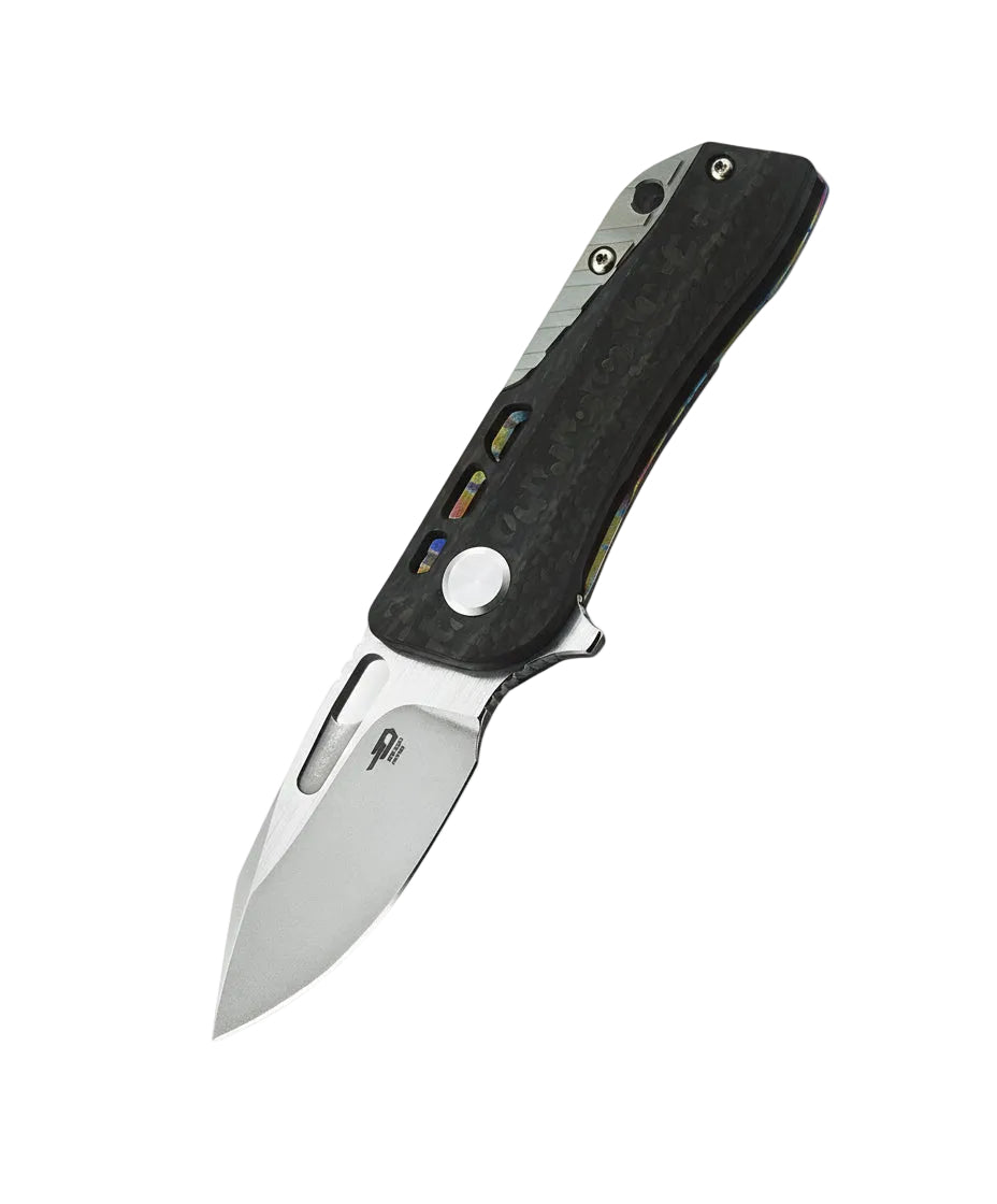 Bestech Engine BT1805D CPM-S35VN Blade Titanium+Carbon Fiber Handle Frame Lock Folding Knife