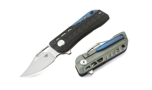 Bestech Engine BT1806A CPM-S35VN Blade Titanium+Carbon Fiber Handle Frame Lock Folding Knife
