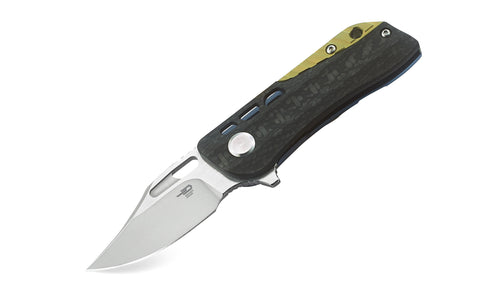 Bestech Engine BT1806B CPM-S35VN Blade Titanium+Carbon Fiber Handle Frame Lock Folding Knife