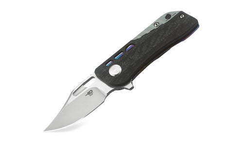 Bestech Engine BT1806D CPM-S35VN Blade Titanium+Carbon Fiber Handle Frame Lock Folding Knife