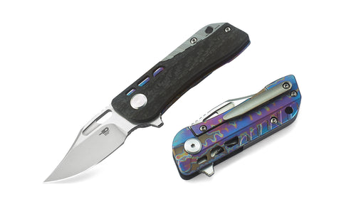 Bestech Engine BT1806D CPM-S35VN Blade Titanium+Carbon Fiber Handle Frame Lock Folding Knife