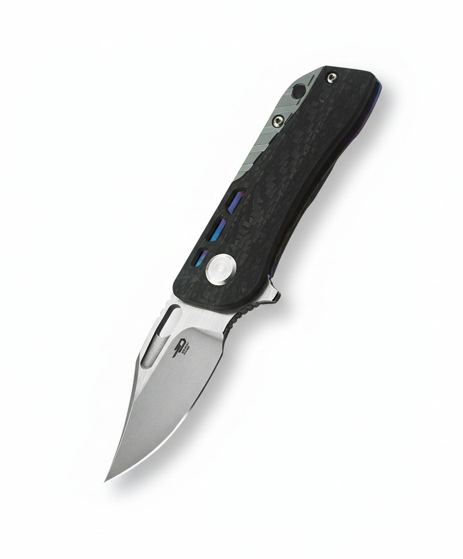 Bestech Engine BT1806D CPM-S35VN Blade Titanium+Carbon Fiber Handle Frame Lock Folding Knife