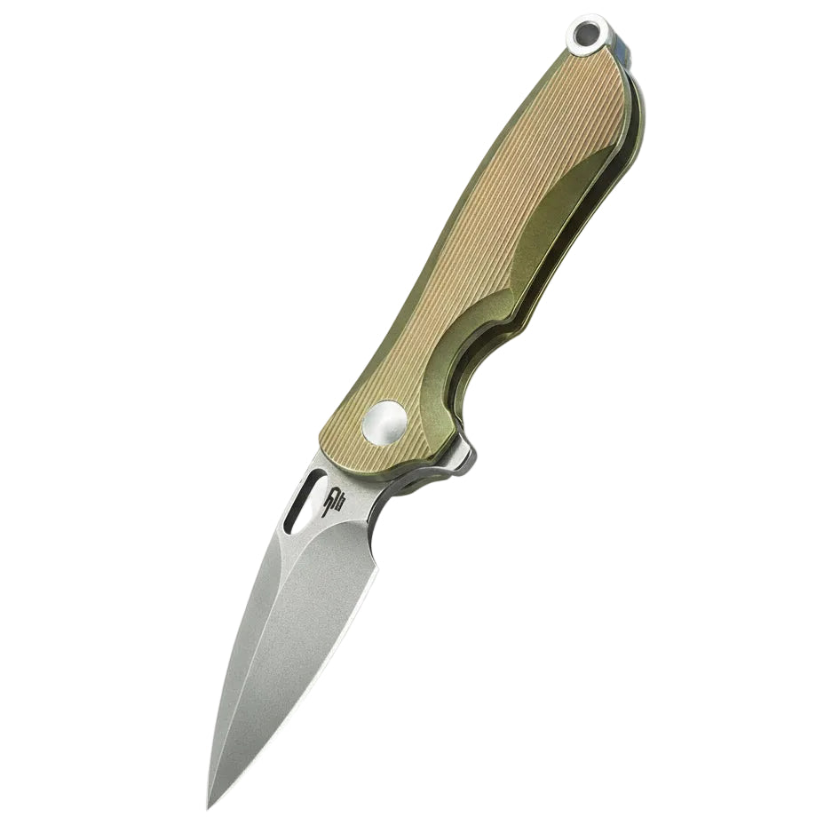 Bestech Parrot BT1807B CPM-S35VN Blade Titanium Handle Frame Lock Folding Knife