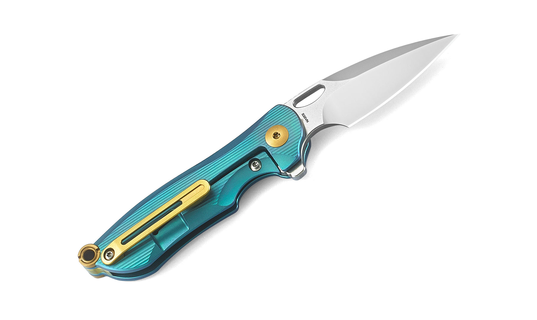 Bestech Parrot BT1807D CPM-S35VN Blade Titanium Handle Frame Lock Folding Knife