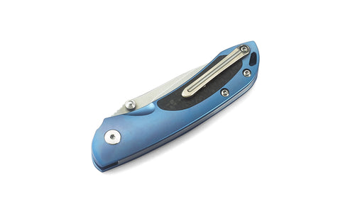 Bestech Junzi BT1809D CPM-S35VN Blade Titanium+Carbon Fiber inlayed Handle Slip Joint Folding Knife