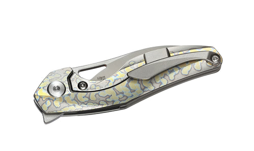 Bestech The Reticulan BT1810E CPM-S35VN Blade Titanium Handle Frame Lock Folding Knife