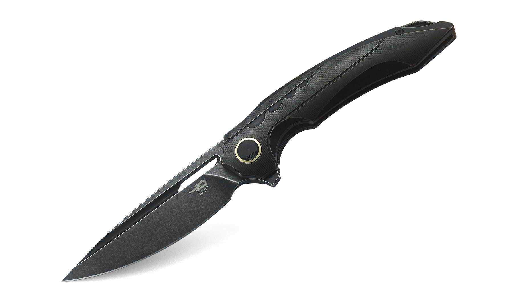 Bestech Ornetta BT1811A M390 Blade Titanium Handle Frame Lock Folding Knife