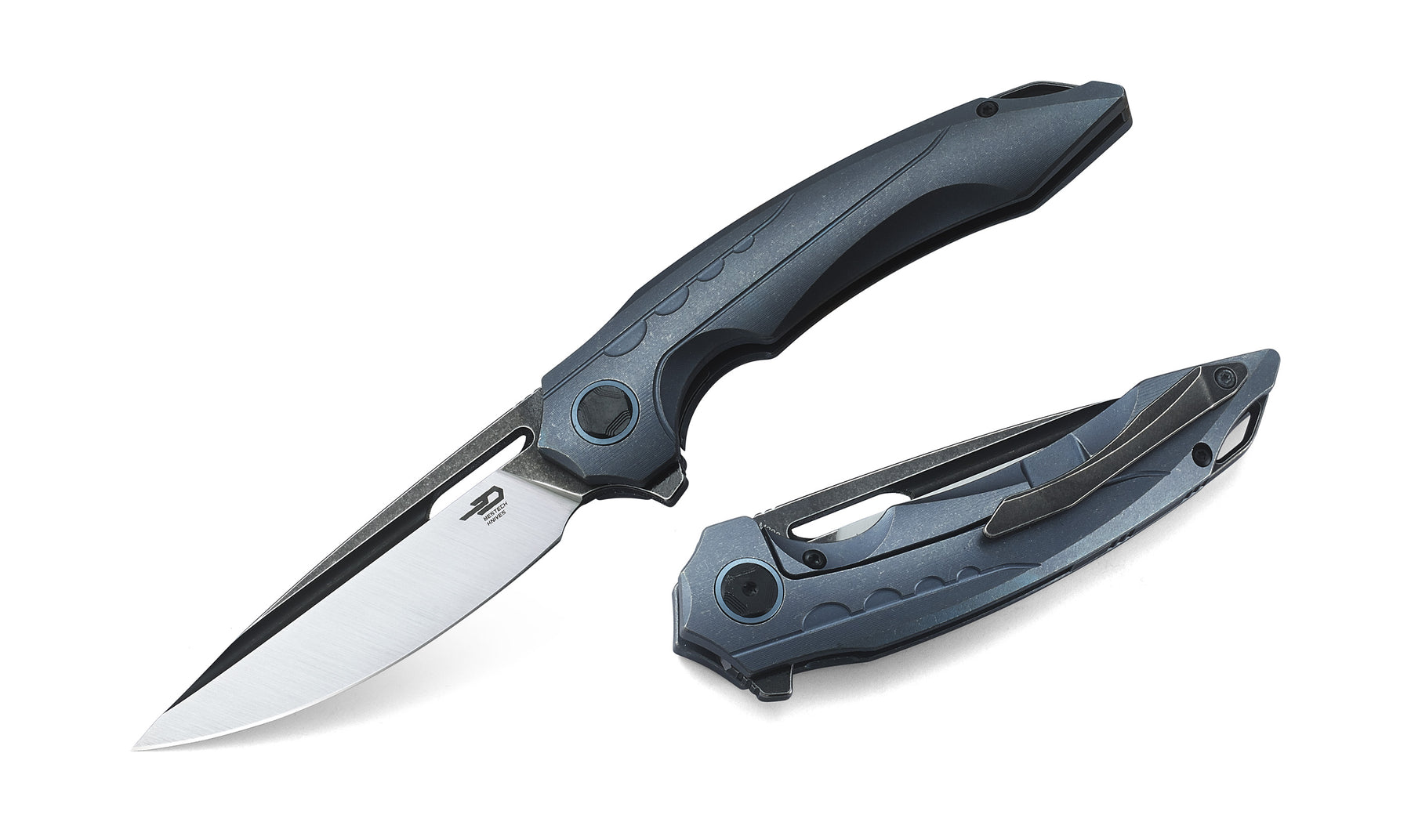 Bestech Ornetta BT1811C M390 Blade Titanium Handle Frame Lock Folding Knife