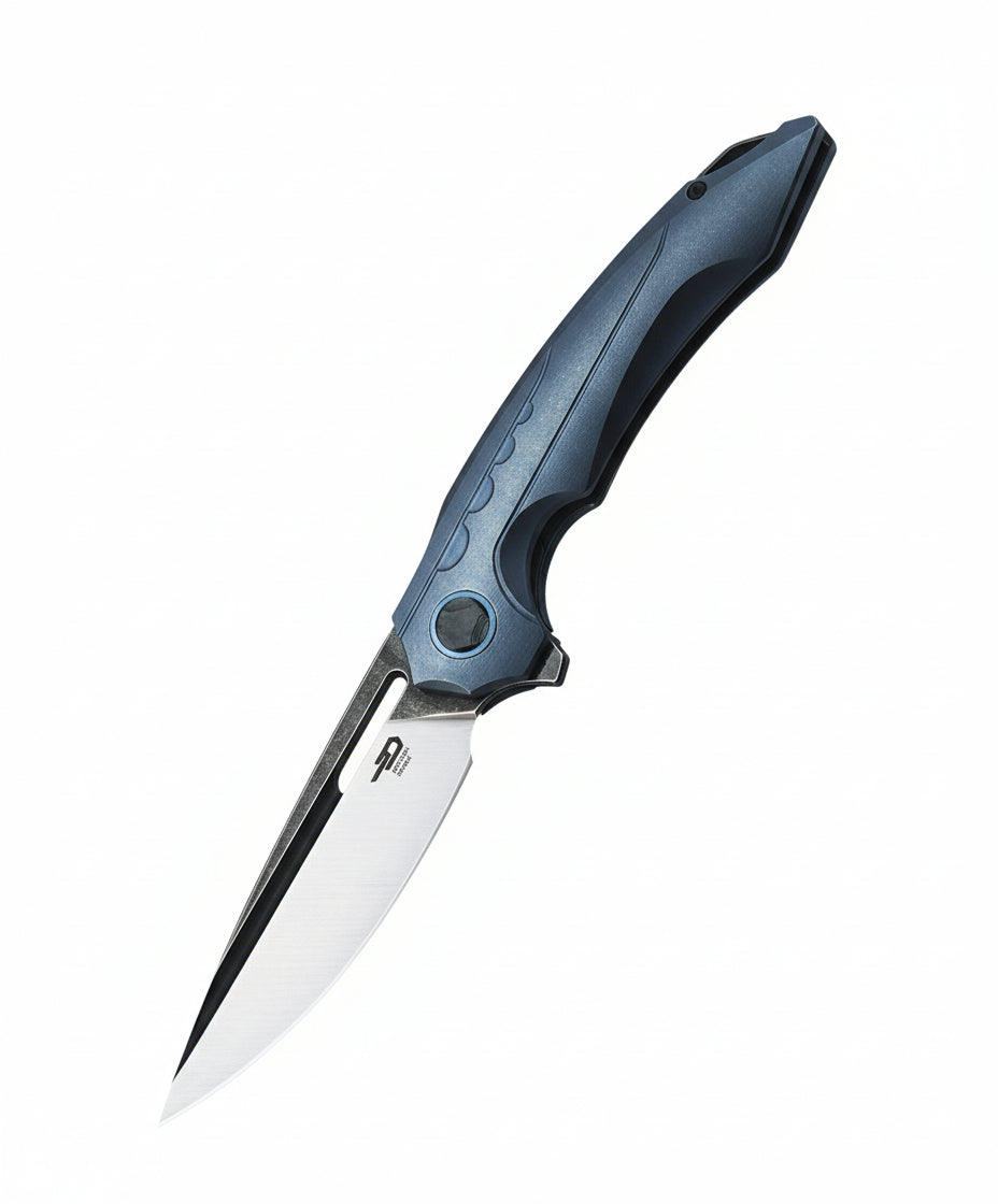 Bestech Ornetta BT1811C M390 Blade Titanium Handle Frame Lock Folding Knife