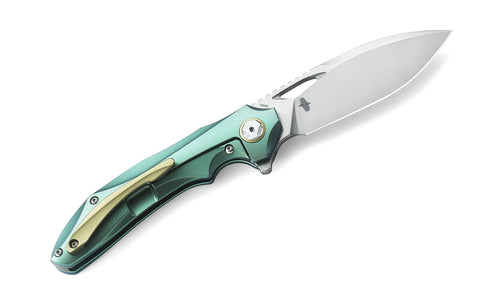 Bestech Eskra BT1813E M390 Blade Titanium Handle Frame Lock Folding Knife