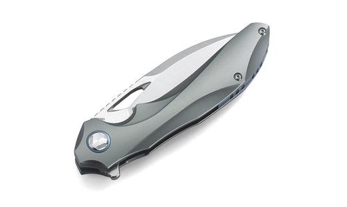 Bestech Eskra BT1813L-B M390 Blade Titanium Handle Frame Lock Folding Knife