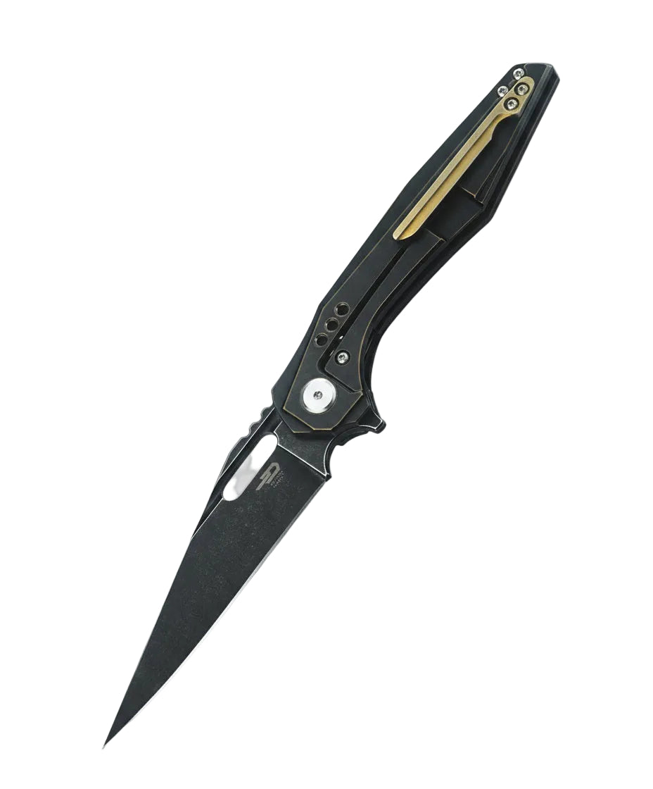 Bestech Malware BT1902B-L CPM-S35VN Blade Titanium Handle Frame Lock Folding Knife