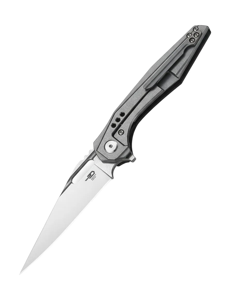 Bestech Malware BT1902C-L CPM-S35VN Blade Titanium +Carbon Fiber Handle Frame Lock Folding Knife