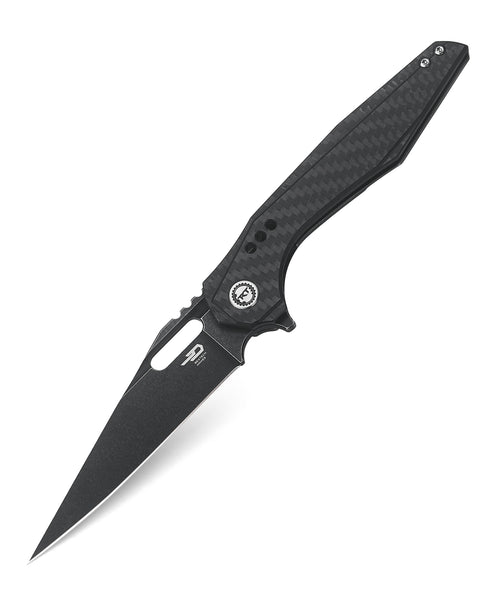 Bestech Malware BT1902D CPM-S35VN Blade Titanium +Carbon Fiber Handle Frame Lock Folding Knife