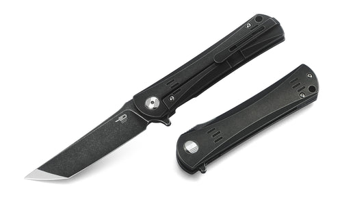 Bestech Kendo BT1903B-L CPM-S35VN Blade Titanium Handle Frame Lock Folding Knife