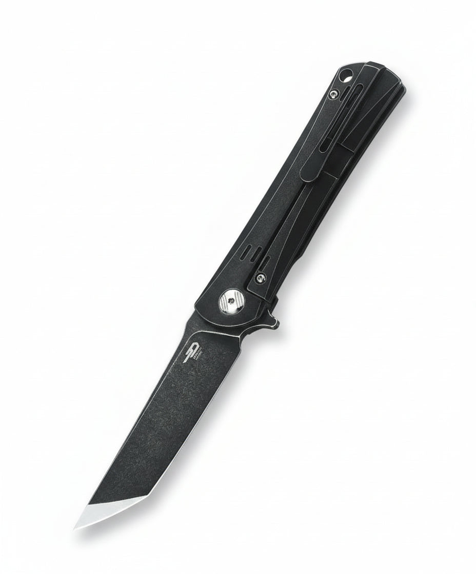 Bestech Kendo BT1903B-L CPM-S35VN Blade Titanium Handle Frame Lock Folding Knife