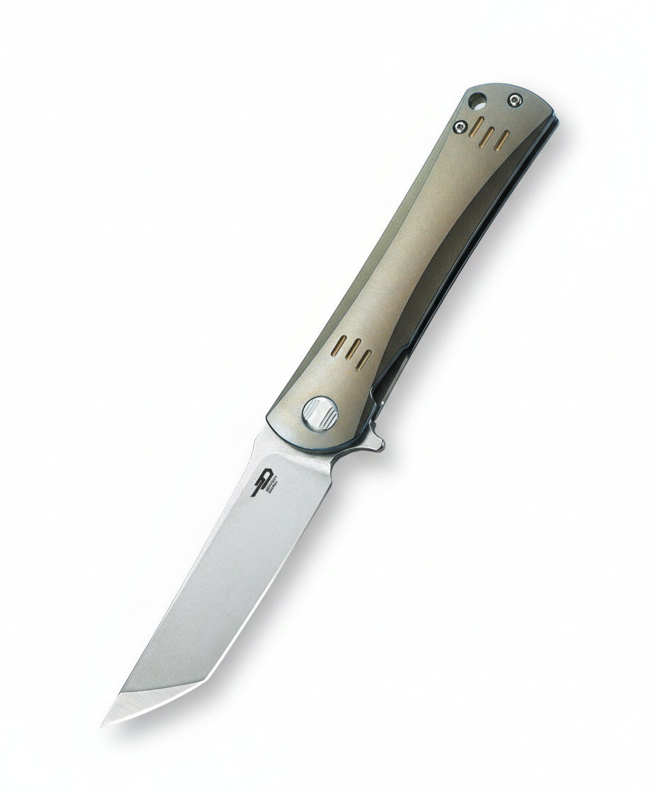 Bestech Kendo BT1903C CPM-S35VN Blade Titanium Handle Frame Lock Folding Knife