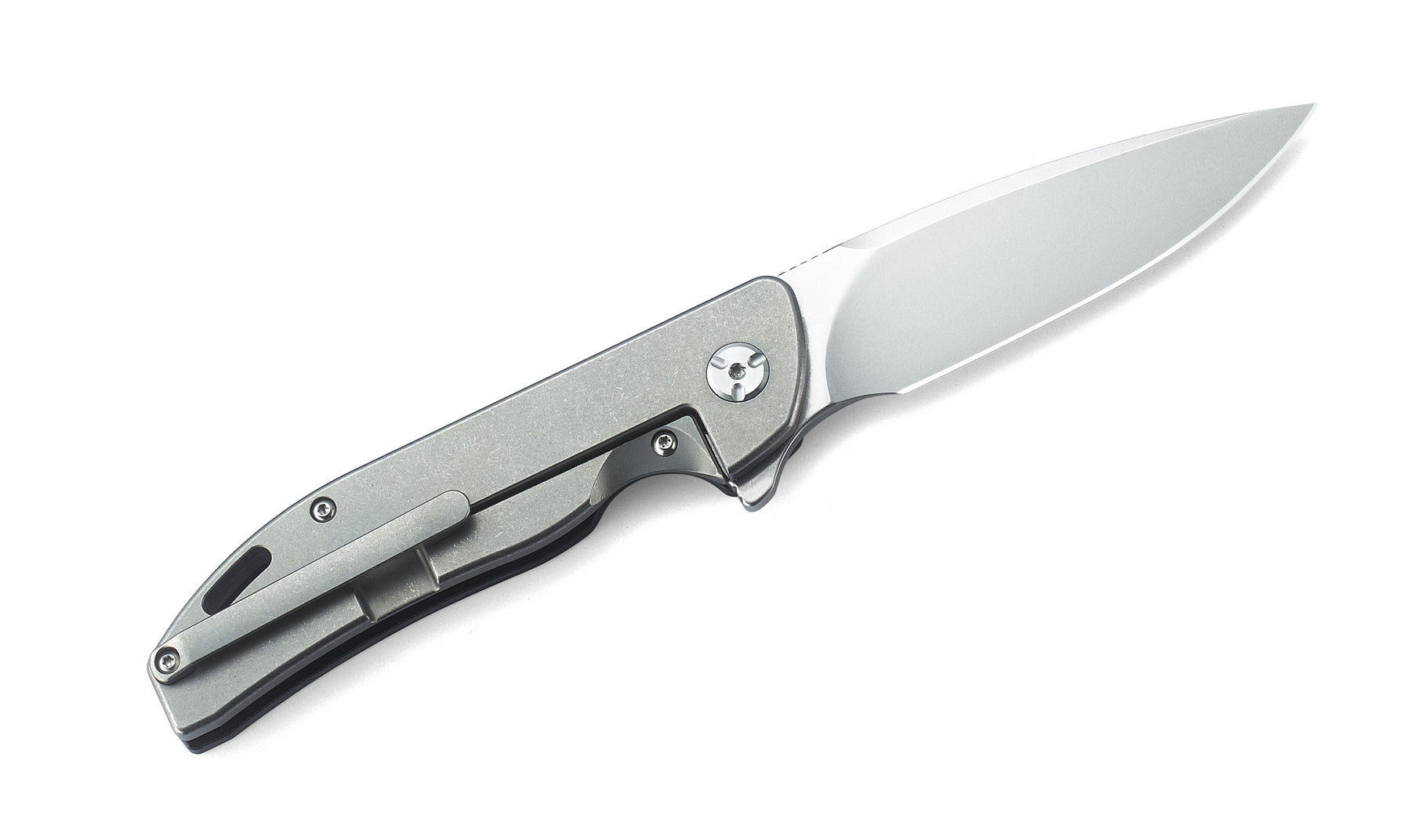 Bestech Bison BT1904A-1 D2 Blade Titanium and Carbon Fiber Handle Frame Lock Folding Knife