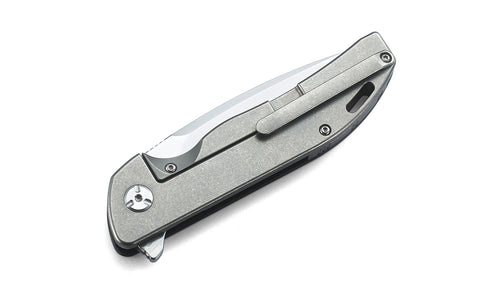 Bestech Bison BT1904B-1 D2 Blade Titanium and G10 Handle Frame Lock Folding Knife