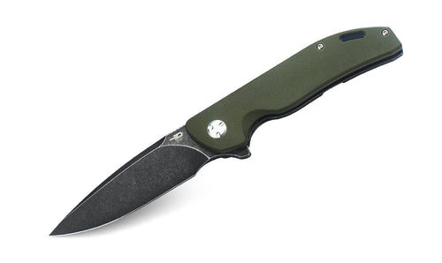 Bestech Bison BT1904C-2 D2 Blade Titanium and G10 Handle Frame Lock Folding Knife