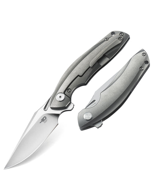 Bestech Ghost BT1905A-L CPM-S35VN Blade Tianium Handle Frame Lock Folding Knife