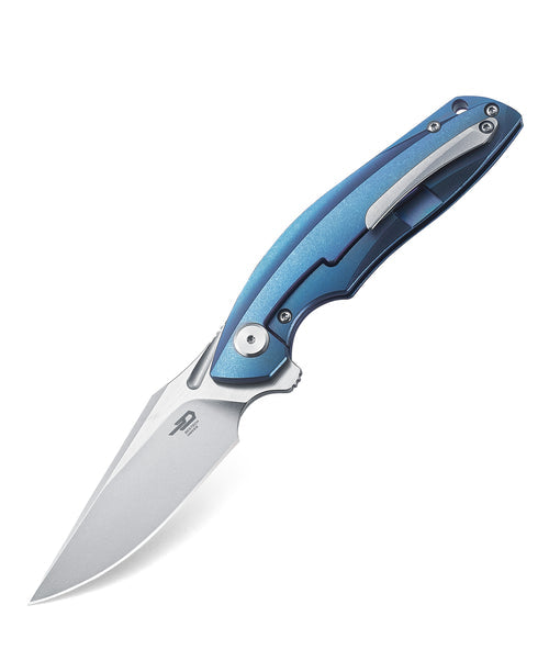 Bestech Ghost BT1905B-L CPM-S35VN Blade Tianium Handle Frame Lock Folding Knife