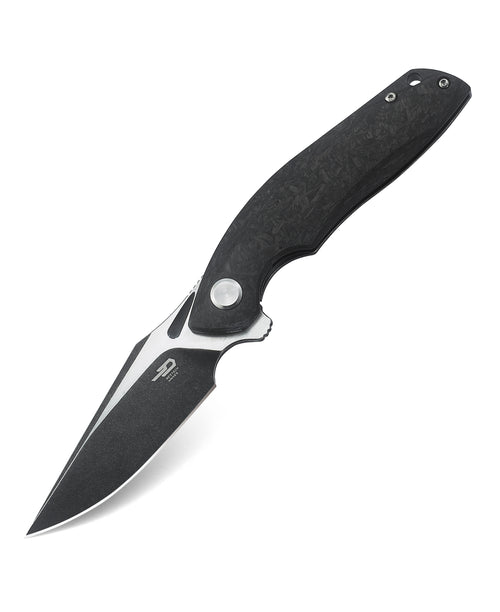 Bestech Ghost BT1905C-2 CPM-S35VN Blade Carbon Fiber+Titanium Handle Frame Lock Folding Knife