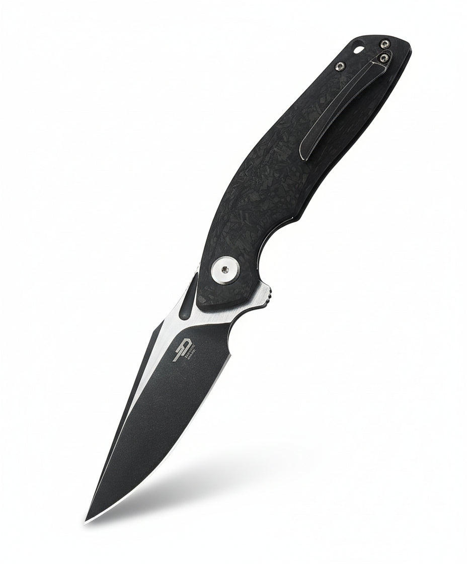 Bestech Ghost BT1905D-L CPM-S35VN Blade Carbon Fiber Handle Frame Lock Folding Knife