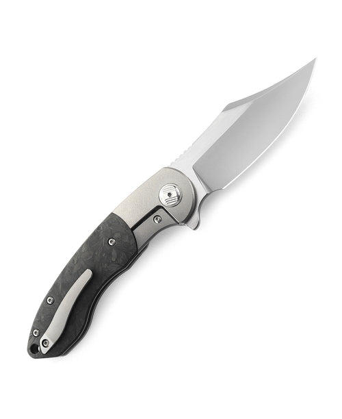 Bestech Bowietie BT1906A M390 Blade Titanium and Carbon Fiber Handle Frame Lock Folding Knife