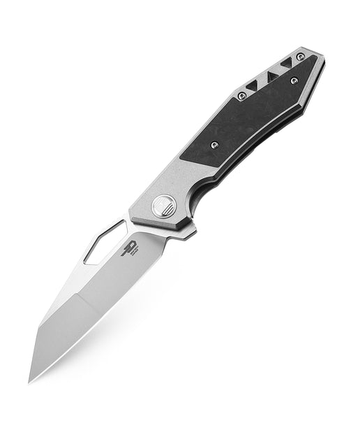 Bestech Fractal BT1907A CPM-S35VN Blade Titanium+Carbon Fiber Inlay Handle Frame Lock Folding Knife