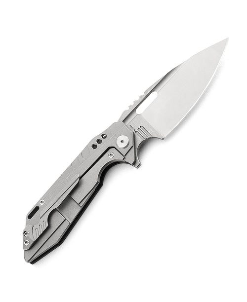 Bestech Shodan BT1910C CPM-S35VN Blade Titanium+Carbon fiber Handle Frame Lock Folding Knife