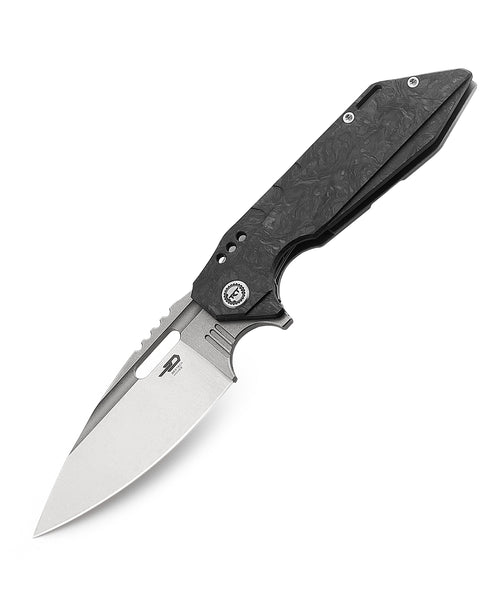 Bestech Shodan BT1910C CPM-S35VN Blade Titanium+Carbon fiber Handle Frame Lock Folding Knife