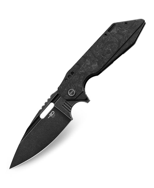 Bestech Shodan BT1910D CPM-S35VN Blade Titanium+Carbon fiber Handle Frame Lock Folding Knife