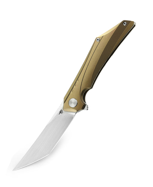 Bestech Kamoza BT1911C M390 Blade Titanium Handle Frame Lock Folding Knife