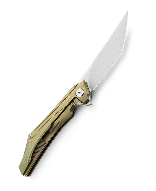 Bestech Kamoza BT1911C M390 Blade Titanium Handle Frame Lock Folding Knife