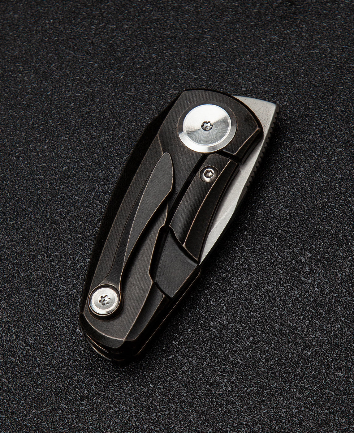 Bestech Tulip BT1913E M390 Blade Titanium Handle Frame Lock Folding Knife